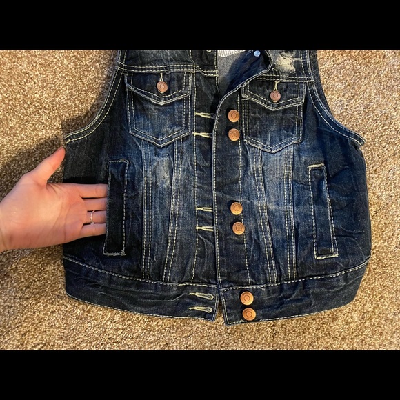 Vanity Denim Vest - Picture 2 of 5